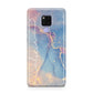 Blue and Pink Marble Huawei Mate 20X Phone Case