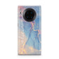 Blue and Pink Marble Huawei Mate 30 Pro Phone Case