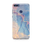 Blue and Pink Marble Huawei P Smart Case