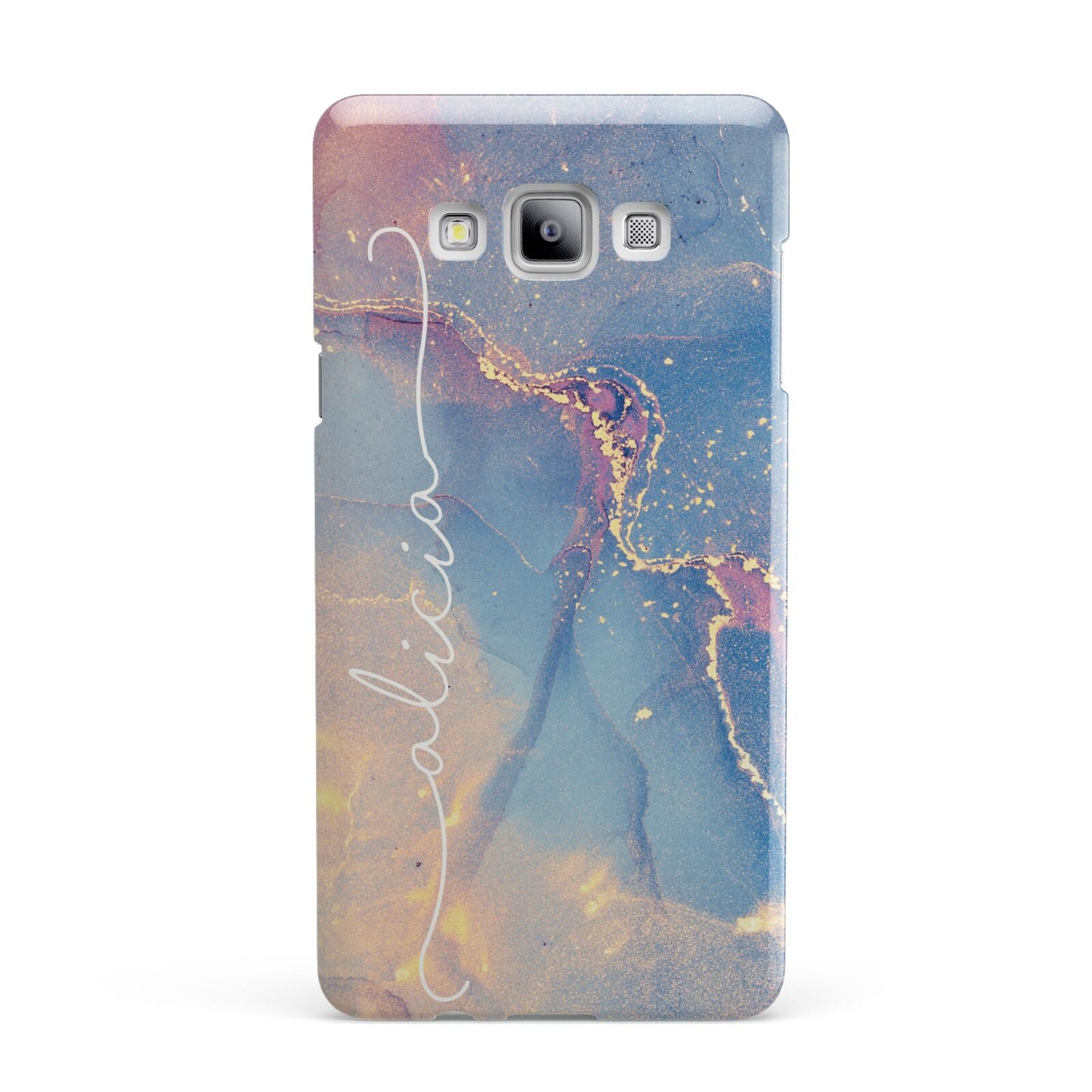 Blue and Pink Marble Samsung Galaxy A7 2015 Case