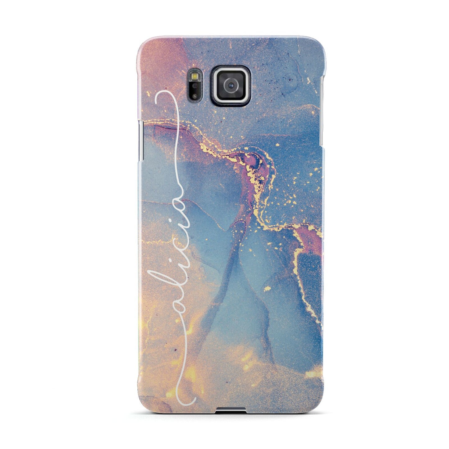 Blue and Pink Marble Samsung Galaxy Alpha Case