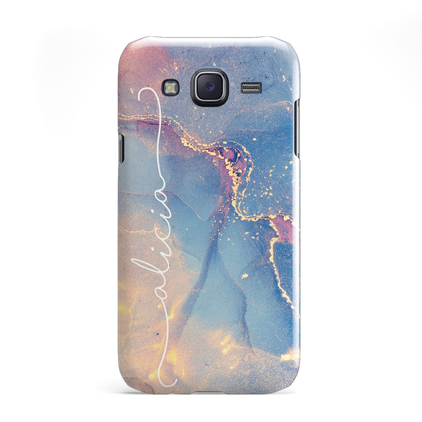 Blue and Pink Marble Samsung Galaxy J5 Case
