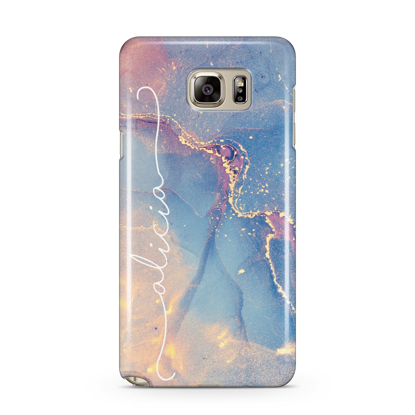 Blue and Pink Marble Samsung Galaxy Note 5 Case