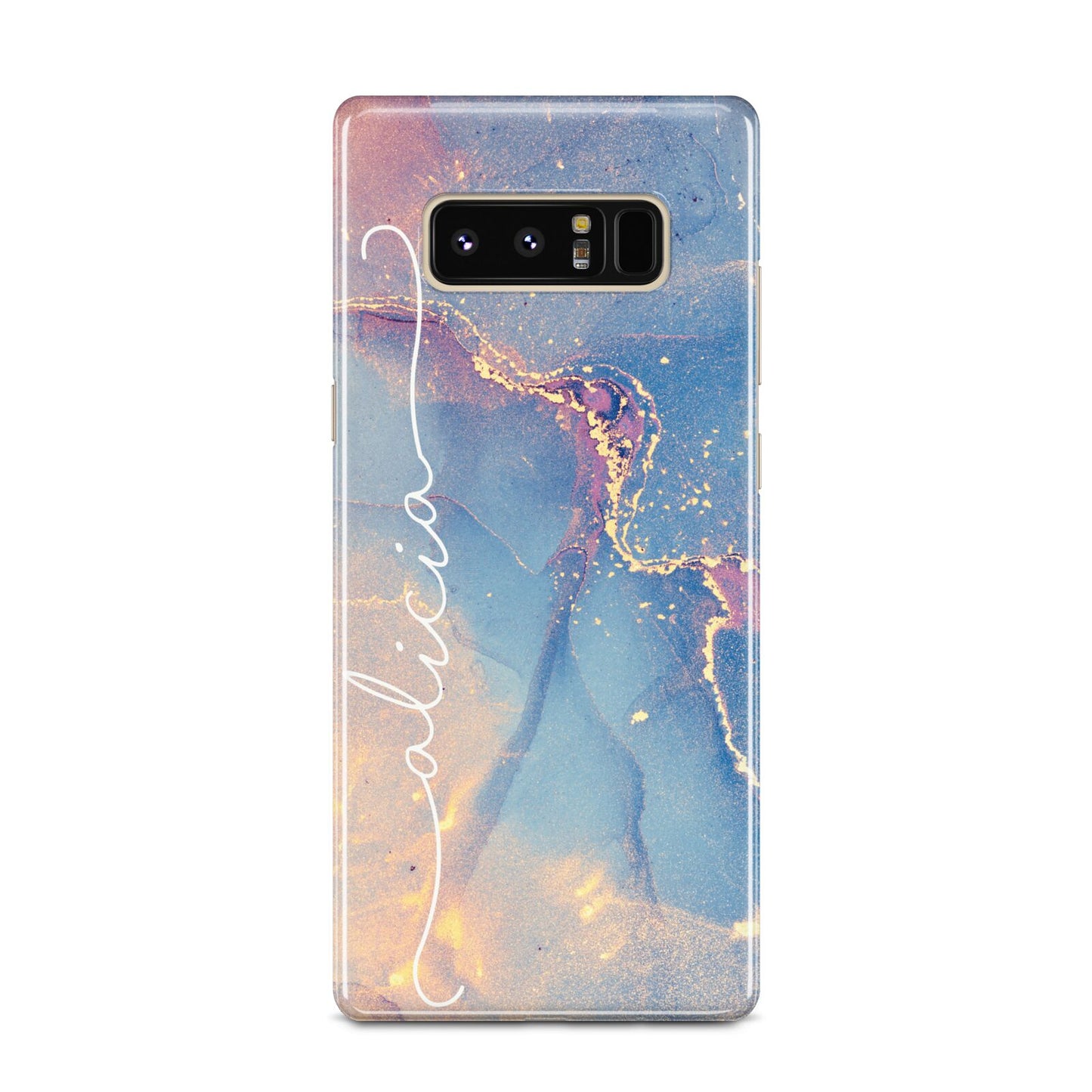 Blue and Pink Marble Samsung Galaxy Note 8 Case