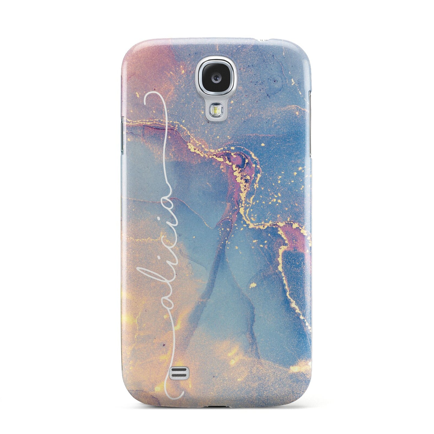 Blue and Pink Marble Samsung Galaxy S4 Case