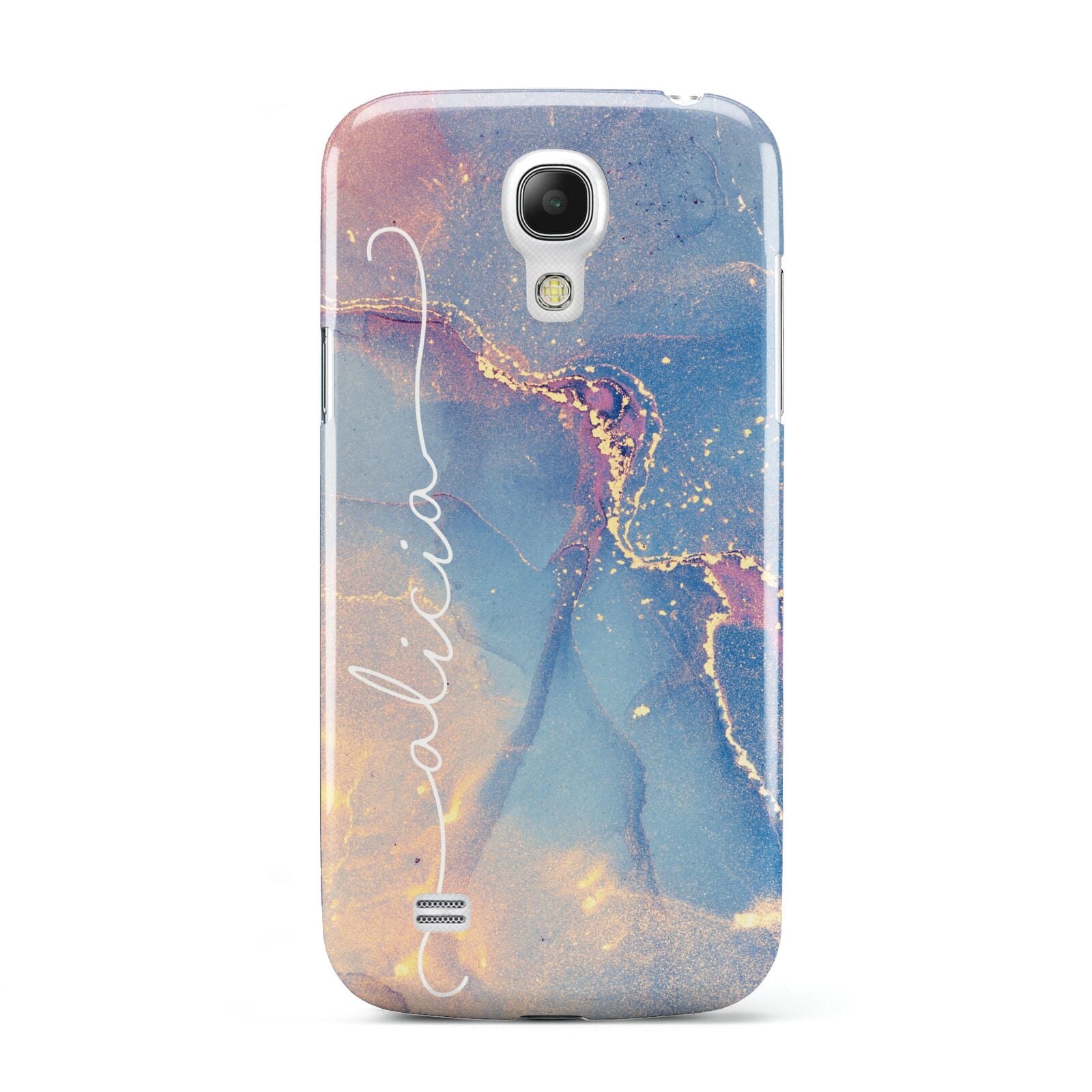 Blue and Pink Marble Samsung Galaxy S4 Mini Case