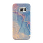 Blue and Pink Marble Samsung Galaxy S6 Edge Case