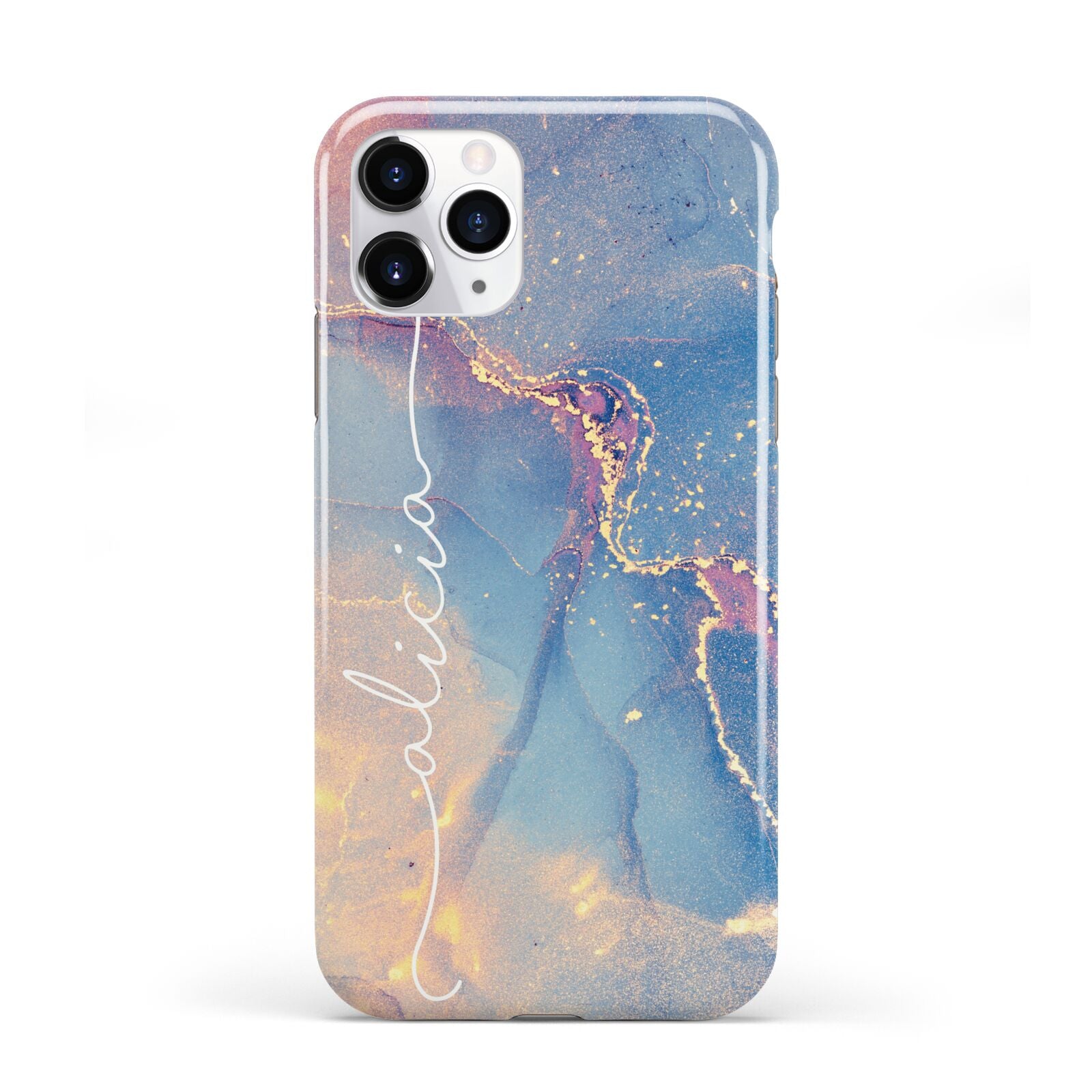 Blue and Pink Marble iPhone 11 Pro 3D Tough Case