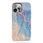 Blue and Pink Marble iPhone 13 Pro Max Full Wrap 3D Tough Case