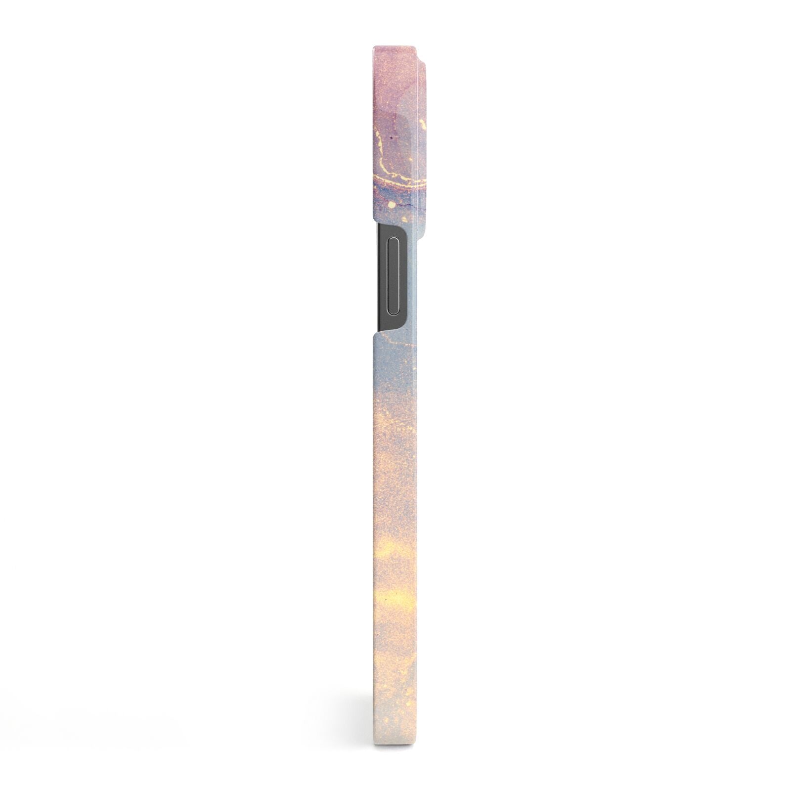 Blue and Pink Marble iPhone 13 Pro Max Side Image 3D Snap Case