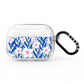 Blue and White Flowers AirPods Pro Clear Case