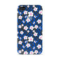 Blue and White Flowers Apple iPhone 4s Case