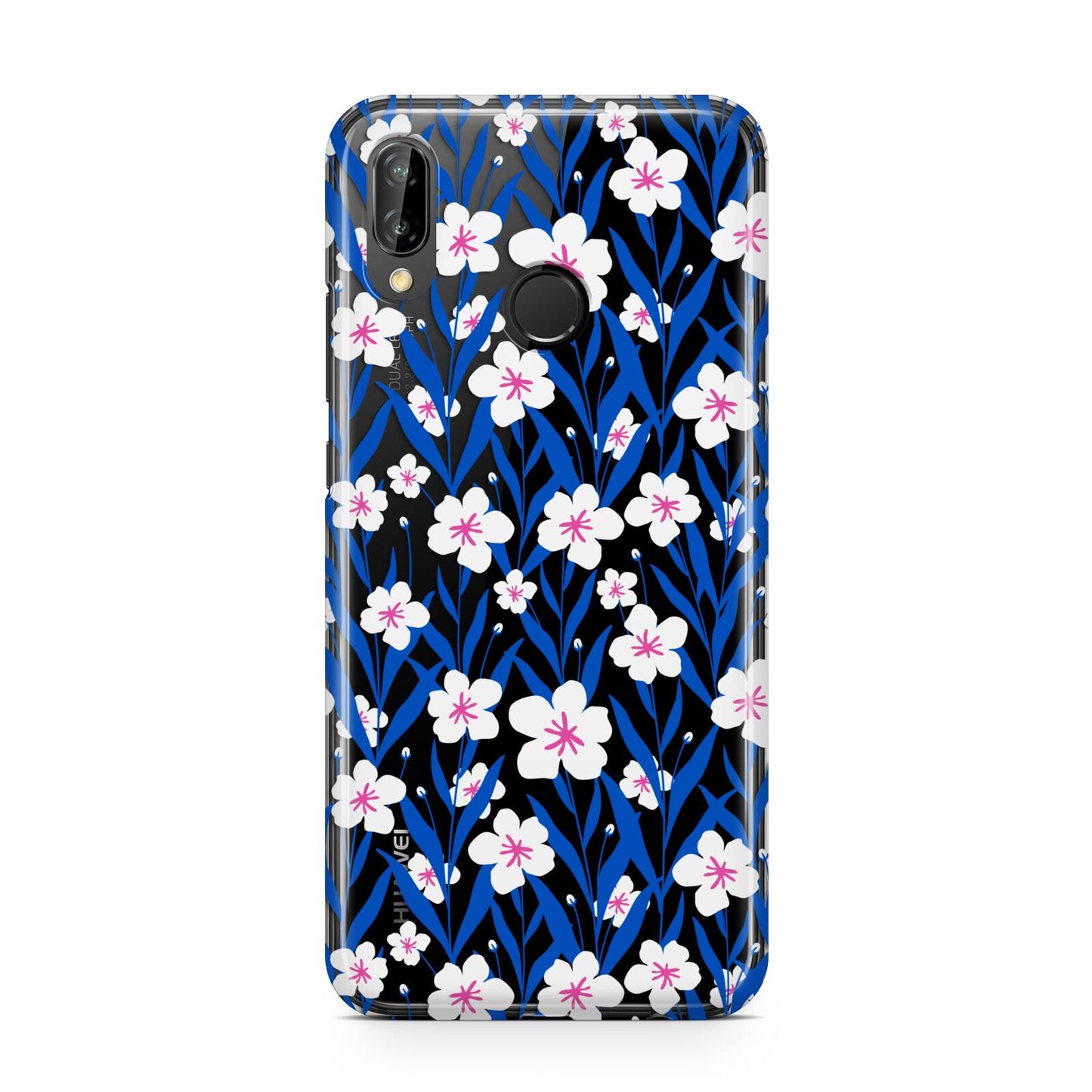 Blue and White Flowers Huawei P20 Lite Phone Case