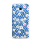 Blue and White Flowers Samsung Galaxy A7 2017 Case