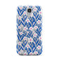 Blue and White Flowers Samsung Galaxy S4 Case