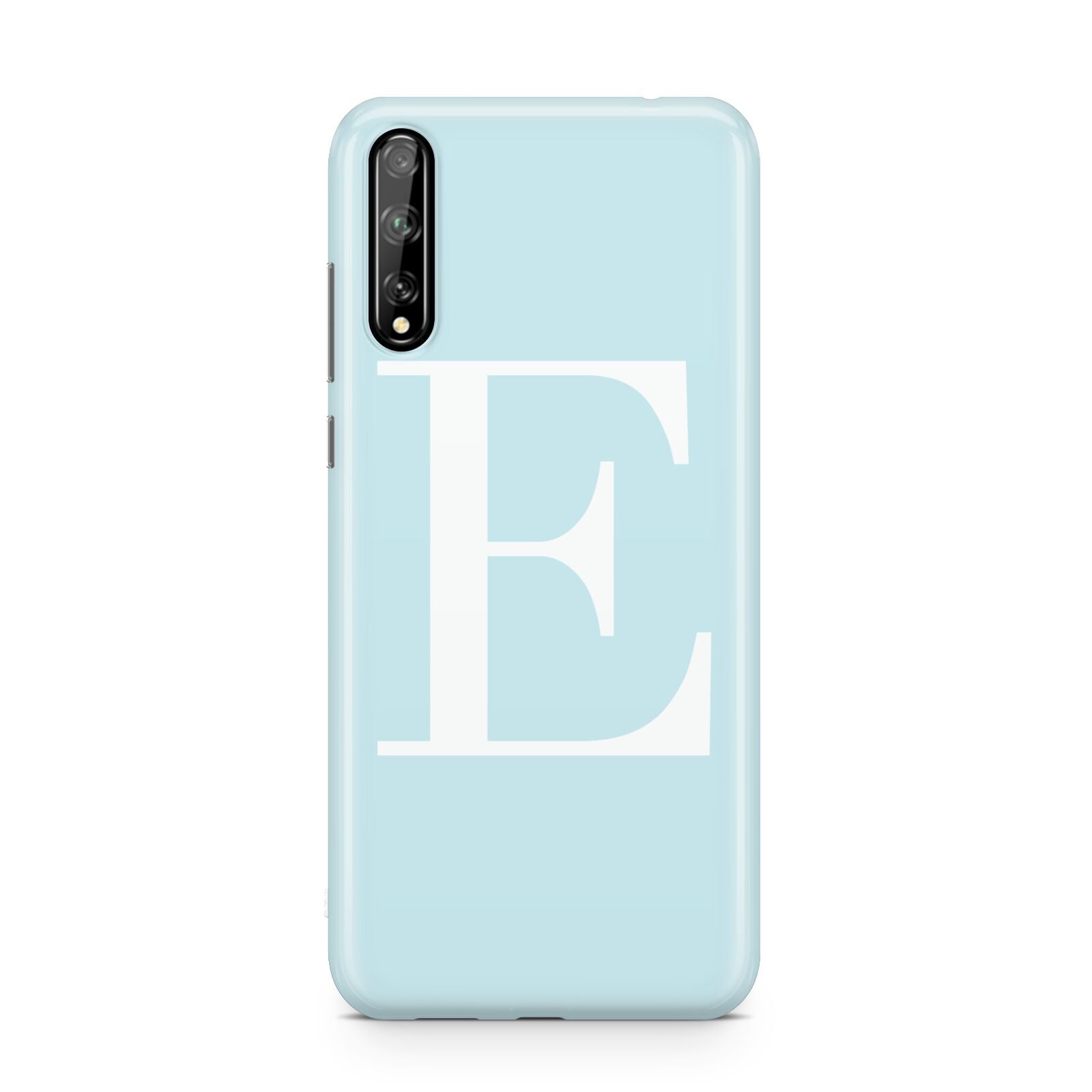 Blue with White Personalised Monogram Huawei Enjoy 10s Phone Case