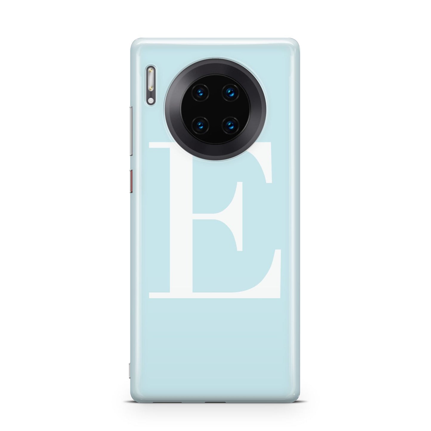 Blue with White Personalised Monogram Huawei Mate 30 Pro Phone Case