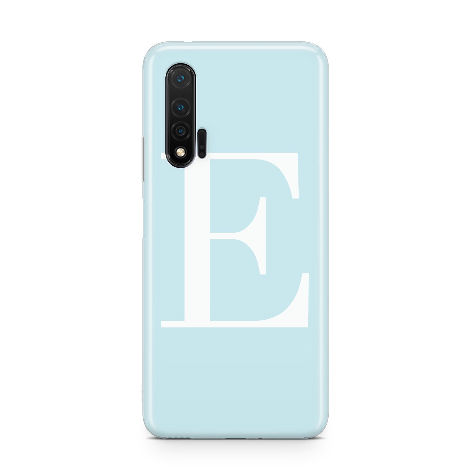 Blue with White Personalised Monogram Huawei Nova 6 Phone Case