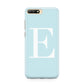 Blue with White Personalised Monogram Huawei Y6 2018