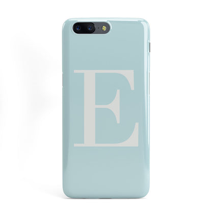Blue with White Personalised Monogram OnePlus Case