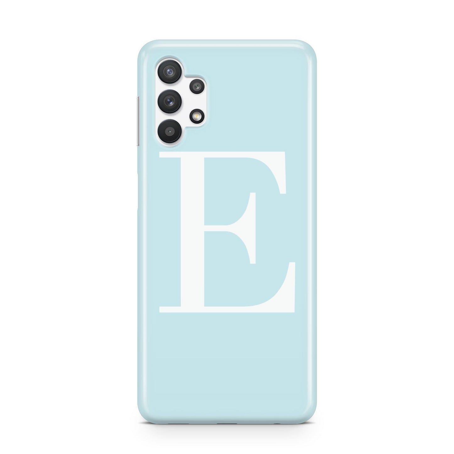 Blue with White Personalised Monogram Samsung A32 5G Case