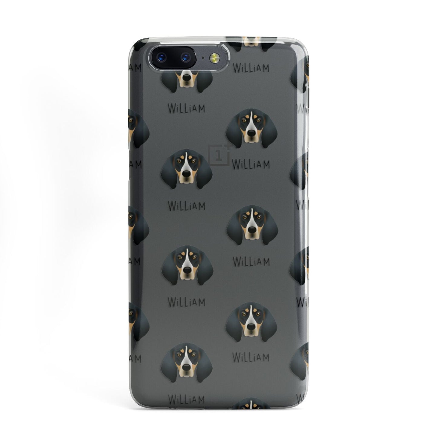 Bluetick Coonhound Icon with Name OnePlus Case
