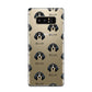 Bluetick Coonhound Icon with Name Samsung Galaxy Note 8 Case