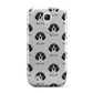 Bluetick Coonhound Icon with Name Samsung Galaxy S4 Mini Case