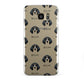Bluetick Coonhound Icon with Name Samsung Galaxy S7 Edge Case