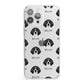 Bluetick Coonhound Icon with Name iPhone 13 Pro Max Clear Bumper Case