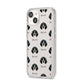 Bluetick Coonhound Icon with Name iPhone 14 Clear Tough Case Starlight Angled Image