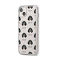Bluetick Coonhound Icon with Name iPhone 14 Plus Clear Tough Case Starlight Angled Image