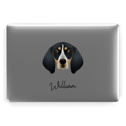 Bluetick Coonhound Personalised Apple MacBook Case