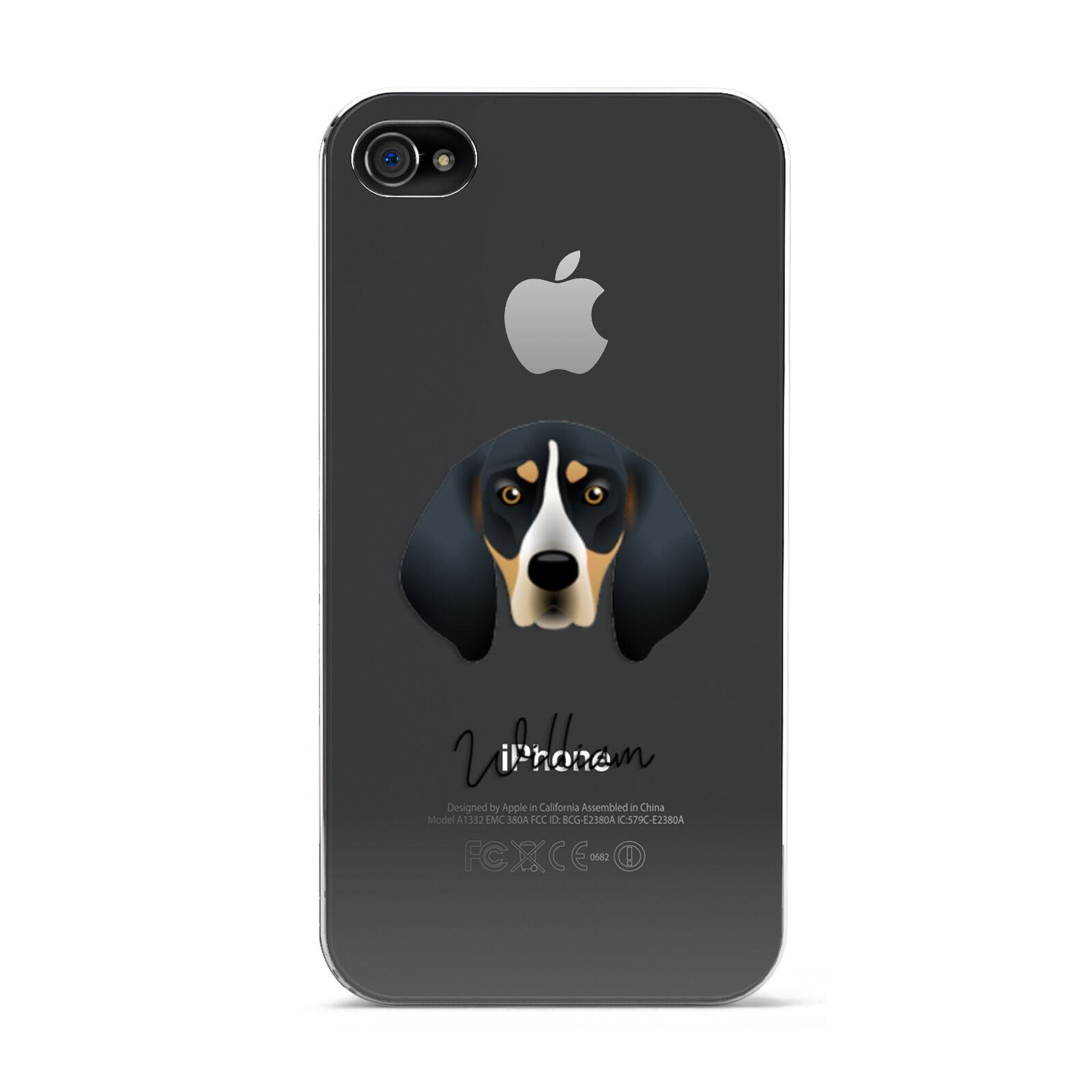 Bluetick Coonhound Personalised Apple iPhone 4s Case