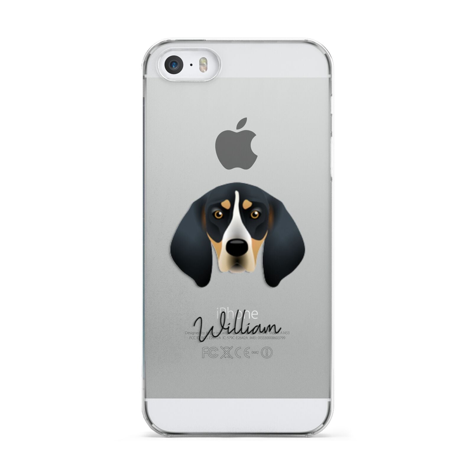 Bluetick Coonhound Personalised Apple iPhone 5 Case