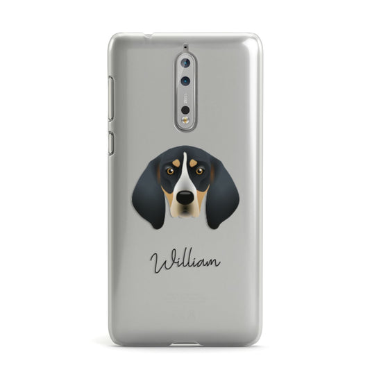 Bluetick Coonhound Personalised Nokia Case