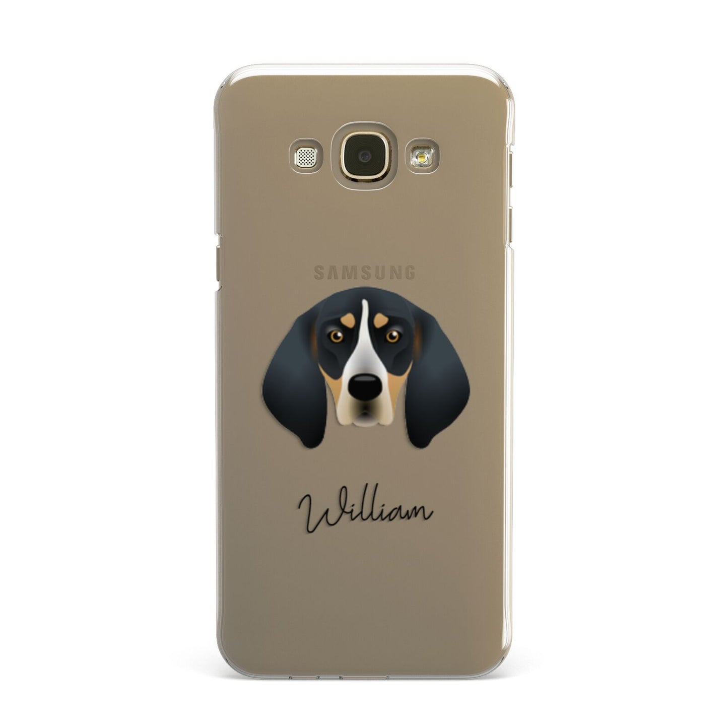 Bluetick Coonhound Personalised Samsung Galaxy A8 Case