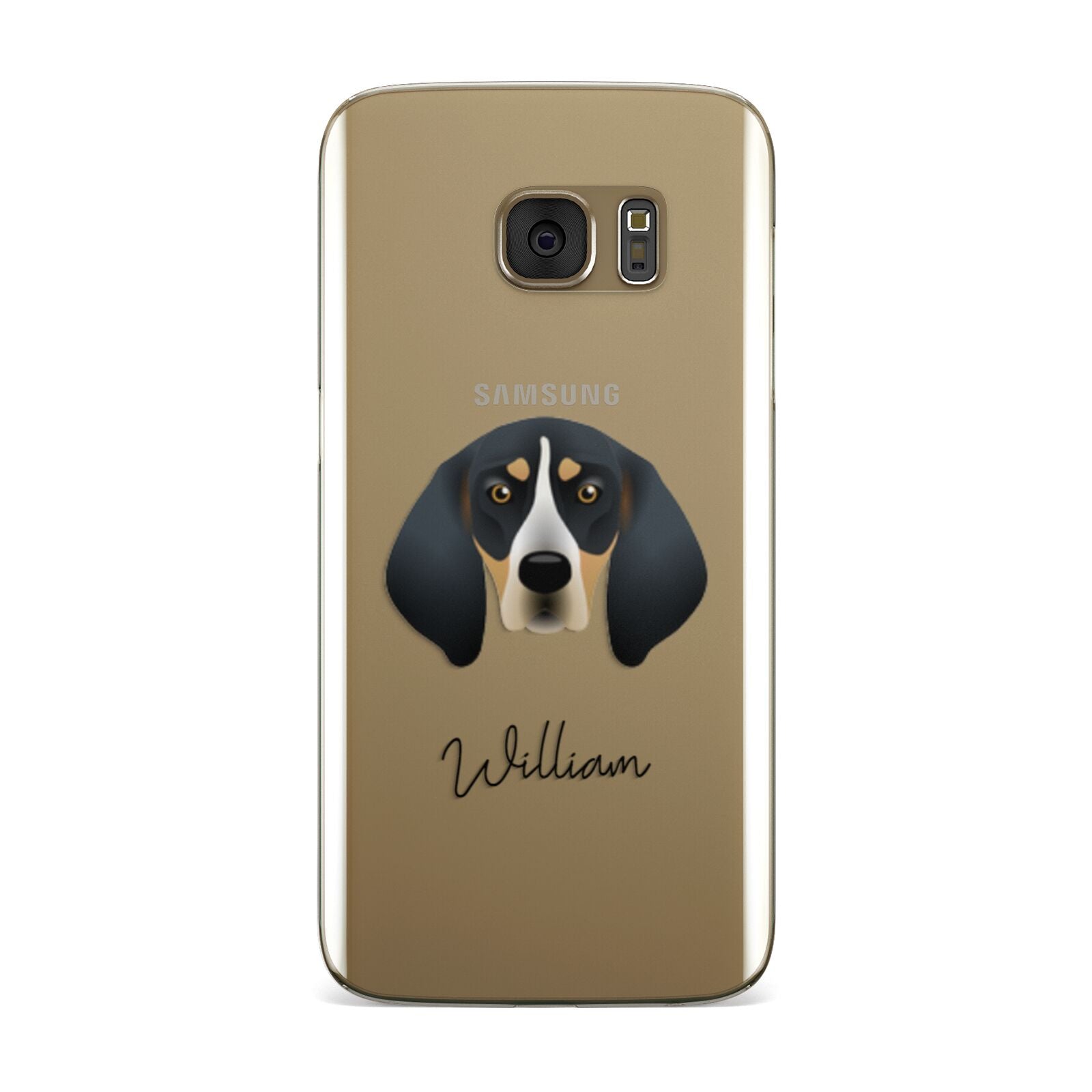Bluetick Coonhound Personalised Samsung Galaxy Case