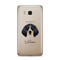 Bluetick Coonhound Personalised Samsung Galaxy J7 2016 Case on gold phone