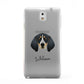 Bluetick Coonhound Personalised Samsung Galaxy Note 3 Case