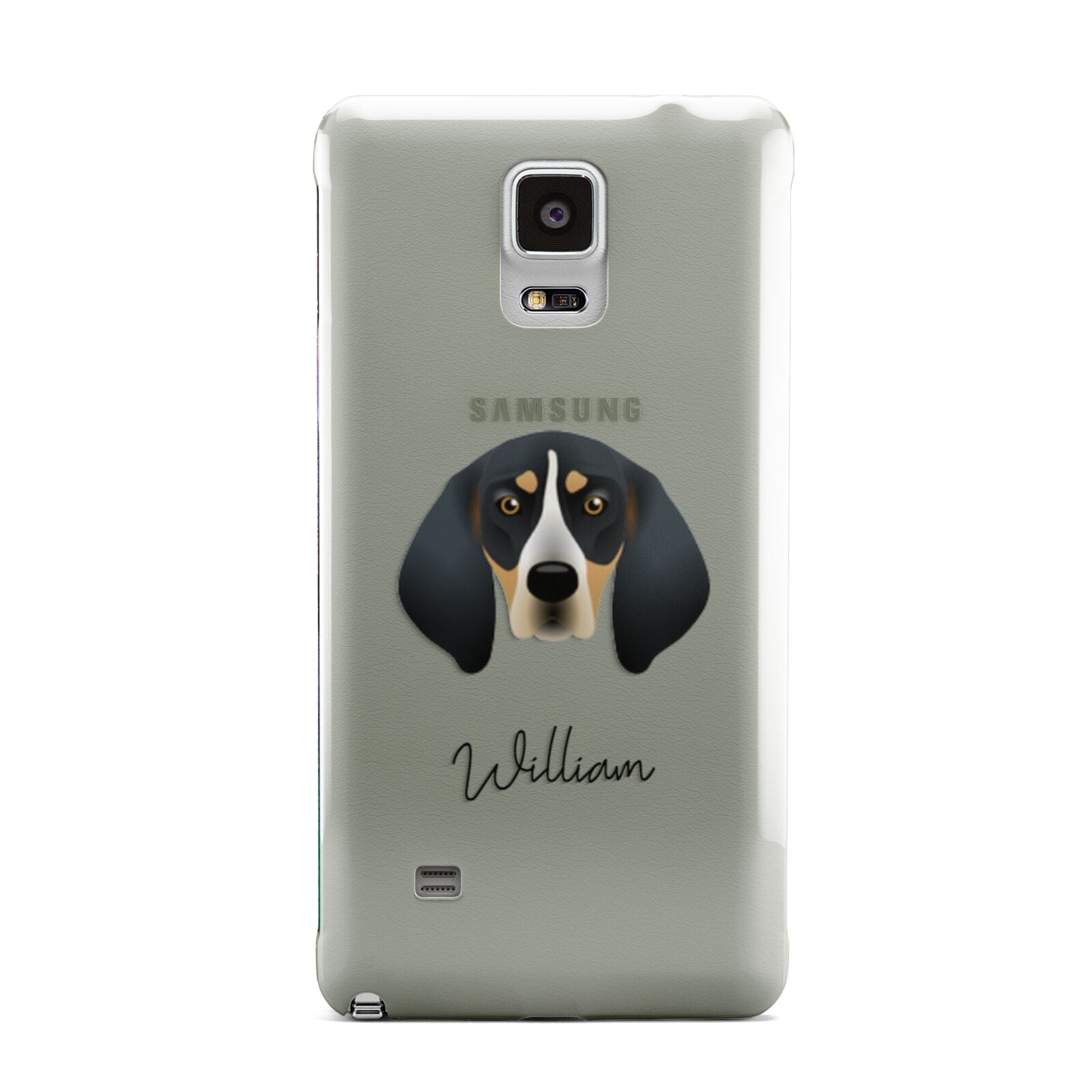 Bluetick Coonhound Personalised Samsung Galaxy Note 4 Case