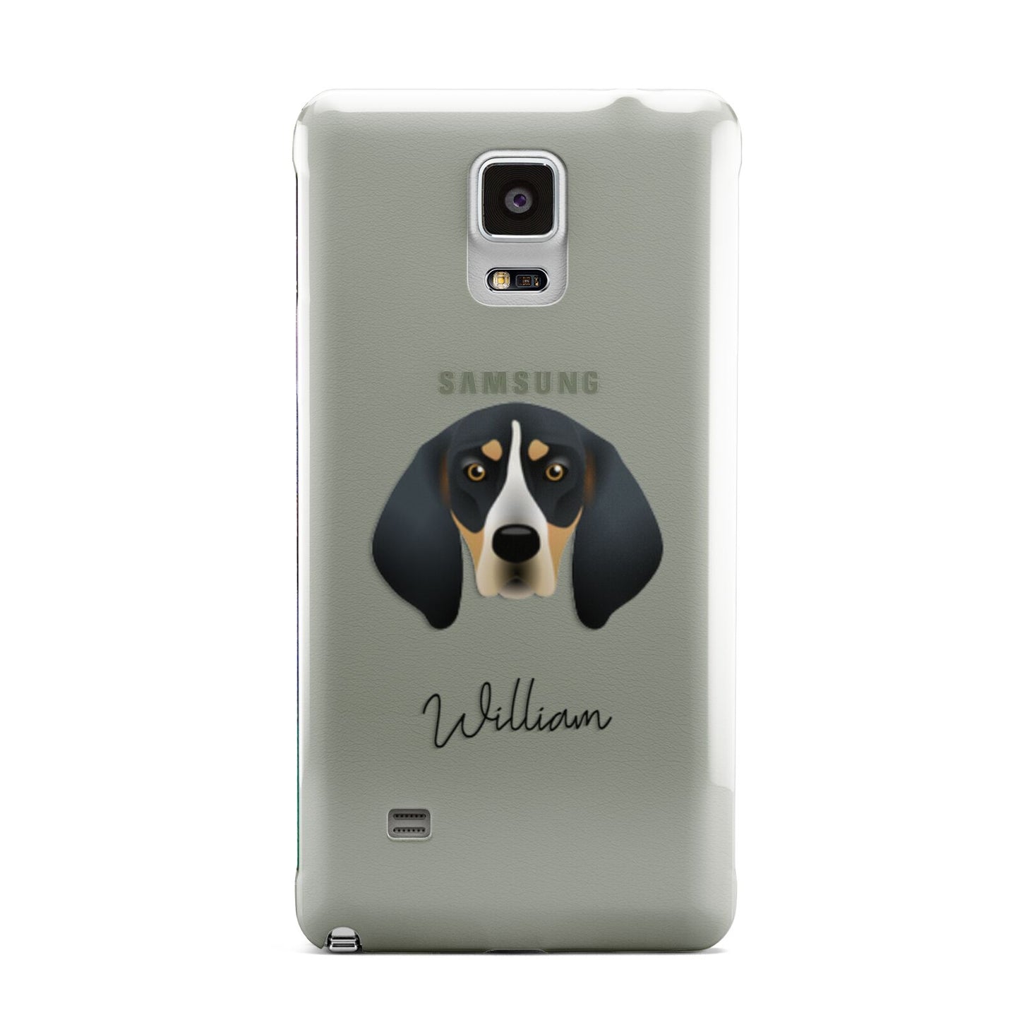 Bluetick Coonhound Personalised Samsung Galaxy Note 4 Case