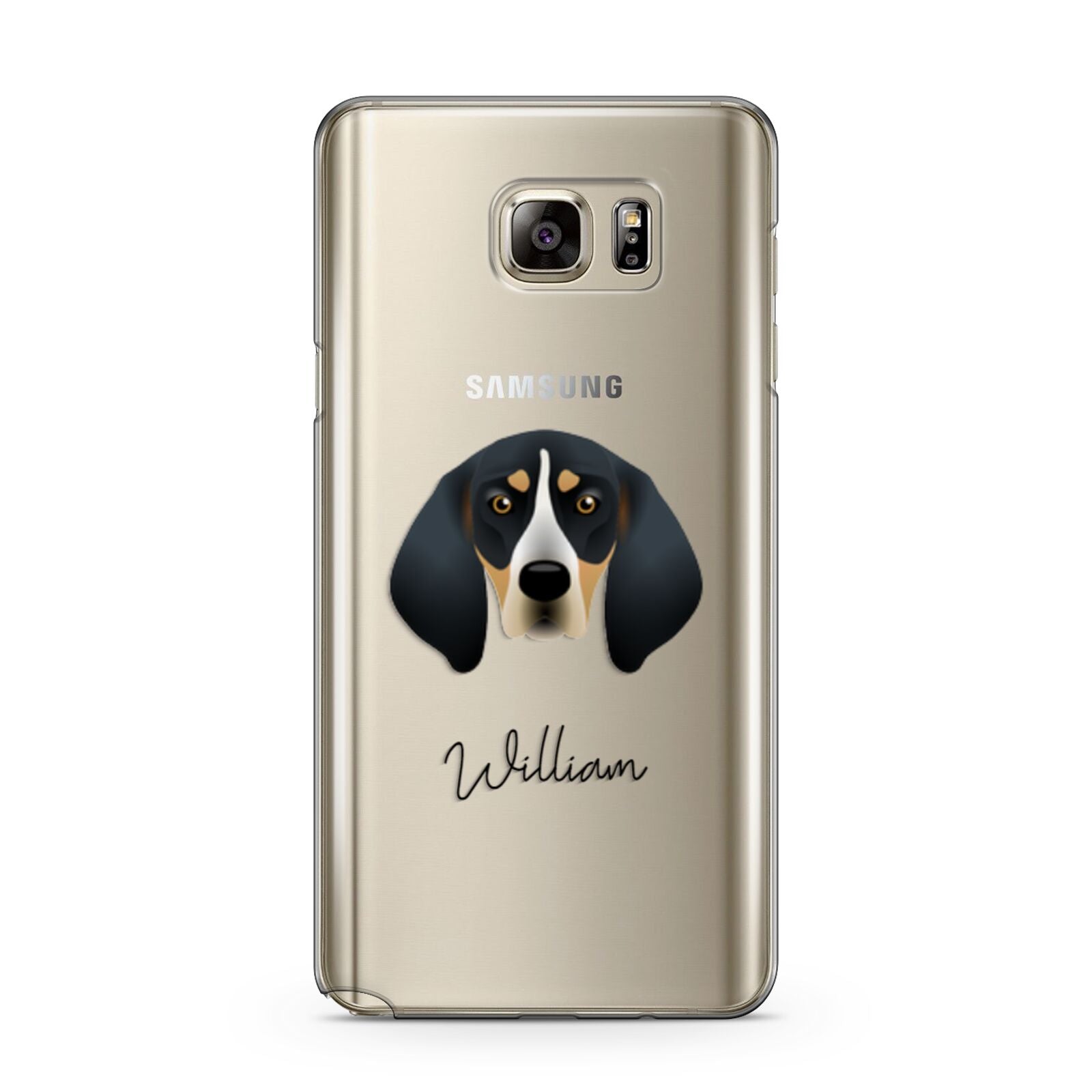 Bluetick Coonhound Personalised Samsung Galaxy Note 5 Case