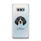 Bluetick Coonhound Personalised Samsung Galaxy S10E Case