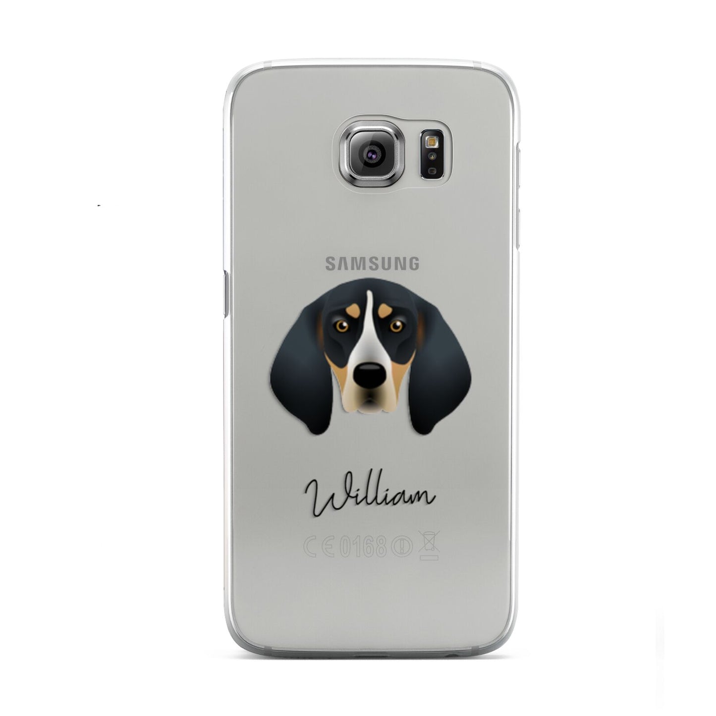 Bluetick Coonhound Personalised Samsung Galaxy S6 Case