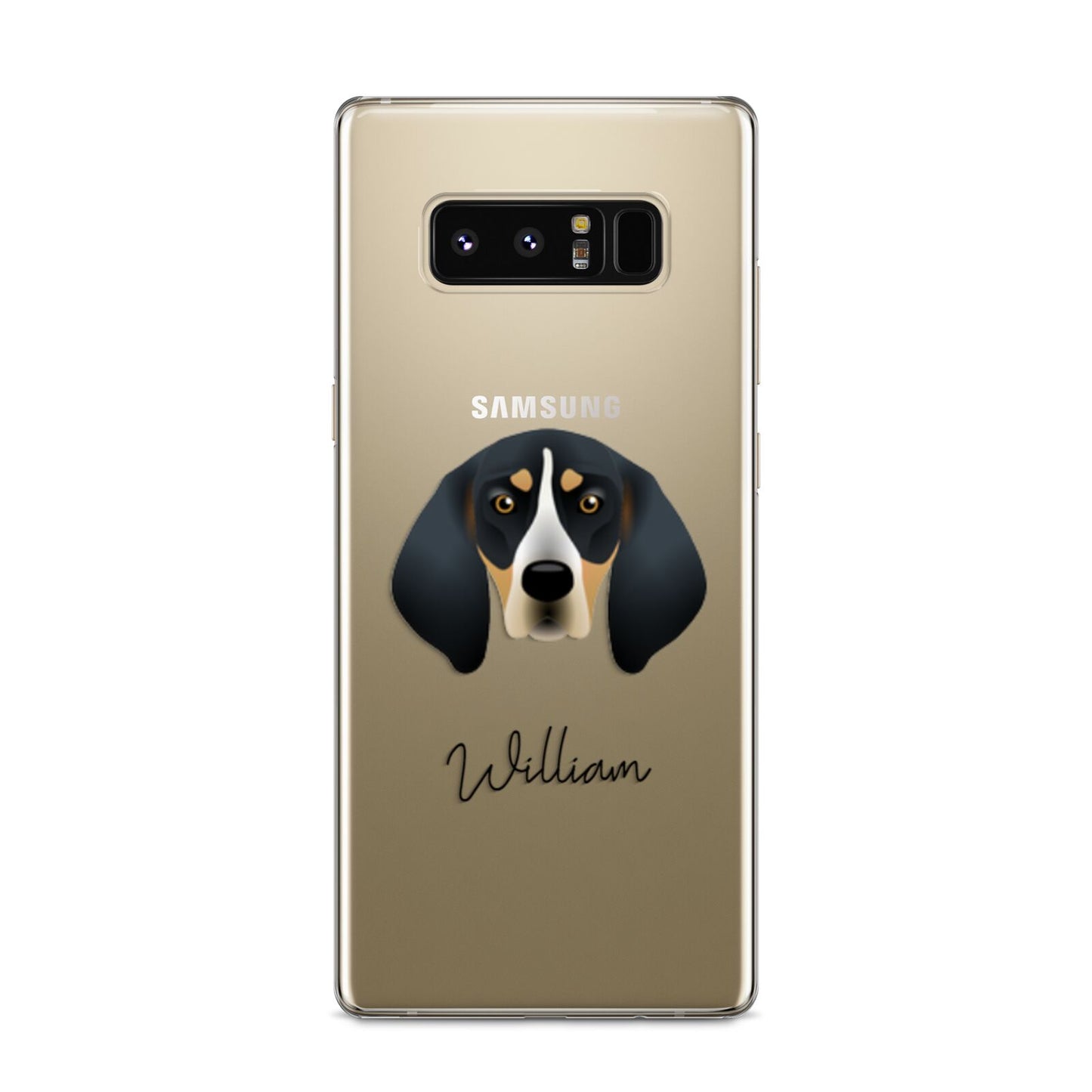 Bluetick Coonhound Personalised Samsung Galaxy S8 Case