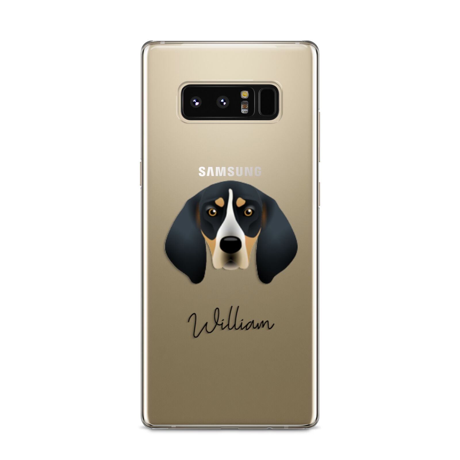 Bluetick Coonhound Personalised Samsung Galaxy S8 Case