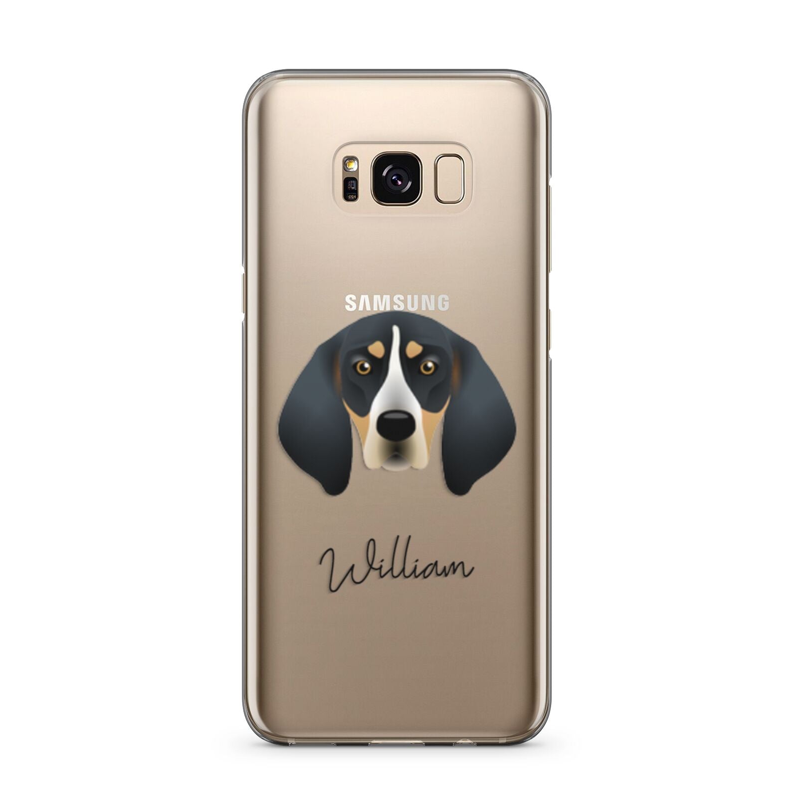 Bluetick Coonhound Personalised Samsung Galaxy S8 Plus Case
