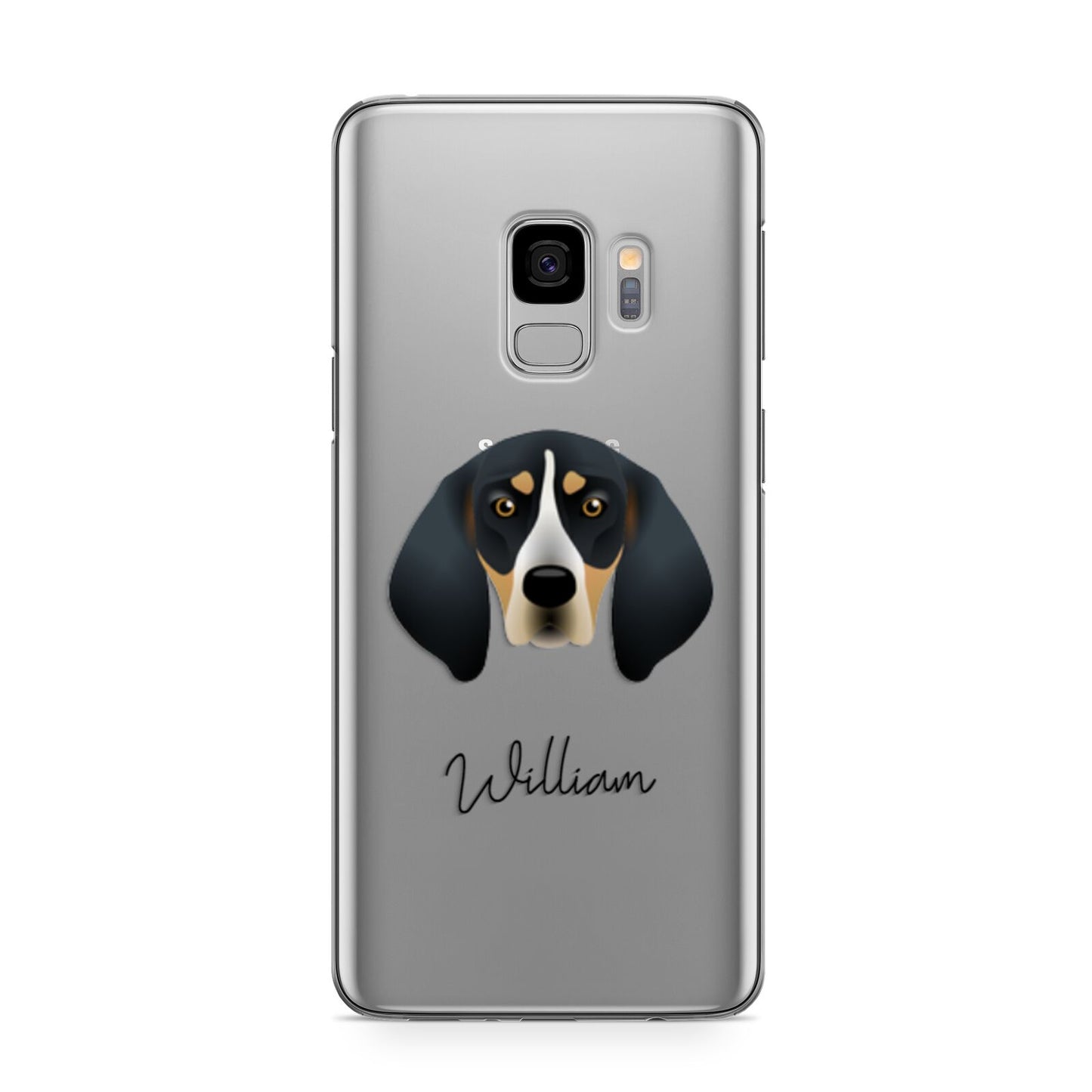 Bluetick Coonhound Personalised Samsung Galaxy S9 Case