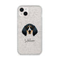 Bluetick Coonhound Personalised iPhone 14 Plus Glitter Tough Case Starlight